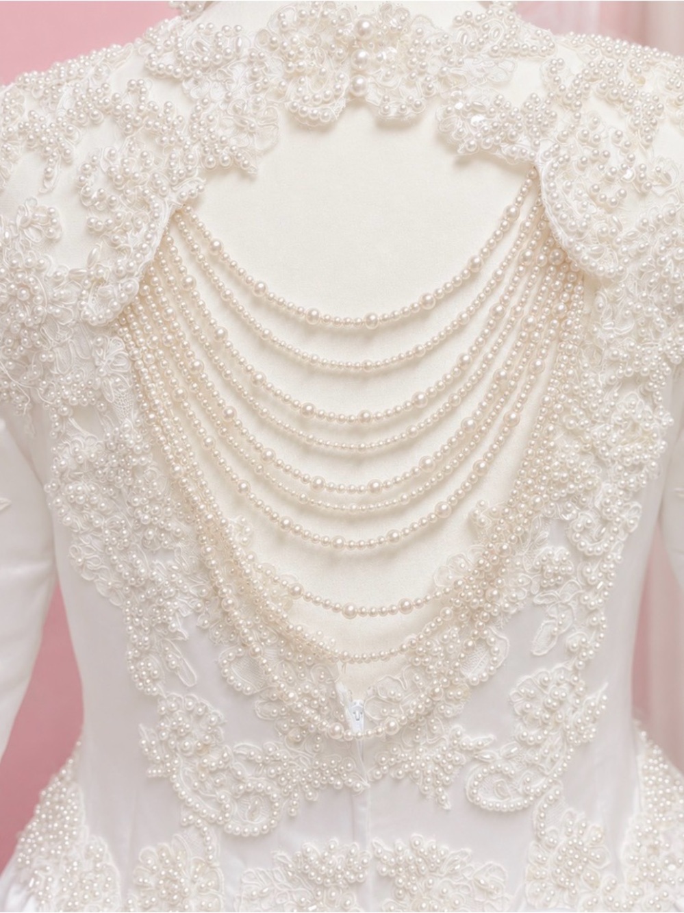 Forever Yours Long Sleeve White Bridal Ball Gown - Picture 10 of 10